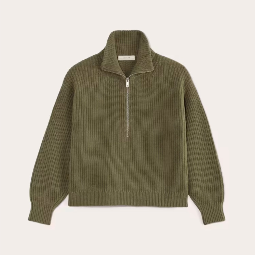Everlane Half-Zip Sweater in Luxe Merino